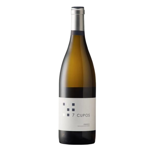 Botella de 7 Cupos Treixadura 2024, vino blanco D.O. Ribeiro