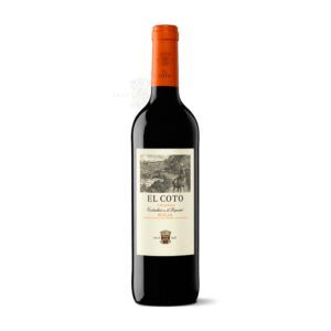 Botella de El Coto Crianza 2022, vino tinto D.O. Rioja