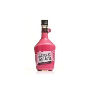 Botella de Crema de Fresa Habelas Hailas, crema de licor gallega