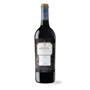 Botella de Marqués de Riscal 150 Aniversario 2019, vino tinto D.O. Rioja