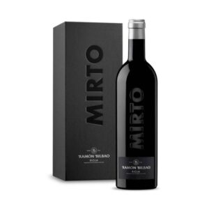 Botella de Mirto Tempranillo 2018, vino tinto D.O. Rioja