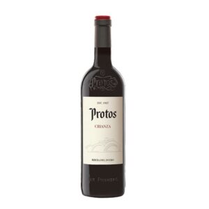 Botella de Protos 27 Tempranillo 2019, vino tinto D.O. Ribera del Duero