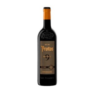Botella de Protos 9 Meses Eco Tempranillo 2021, vino tinto D.O. Ribera del Duero