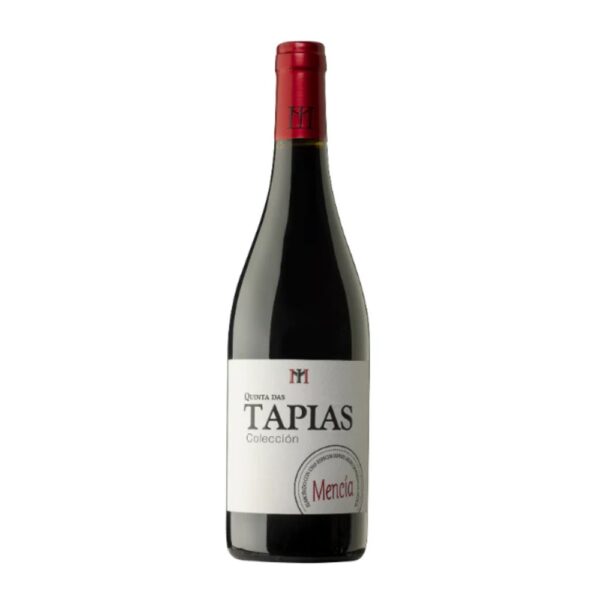 Botella de Quinta das Tapias Mencía 2024, vino tinto D.O. Monterrei