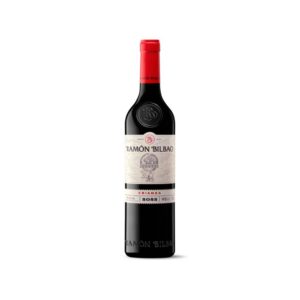 Botella de Ramon Bilbao Crianza 2022, vino tinto D.O. Rioja