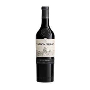 Botella de Ramon Bilbao Reserva 2019, vino tinto D.O. Rioja