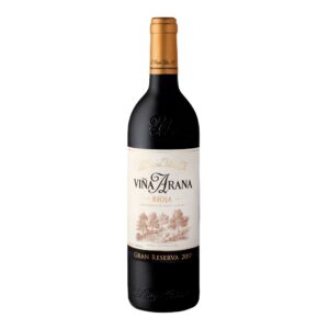Botella de Viña Arana Gran Reserva 2017, vino tinto D.O. Rioja